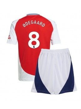 Billige Arsenal Martin Odegaard #8 Hjemmedraktsett Barn 2024-25 Kortermet (+ Korte bukser)